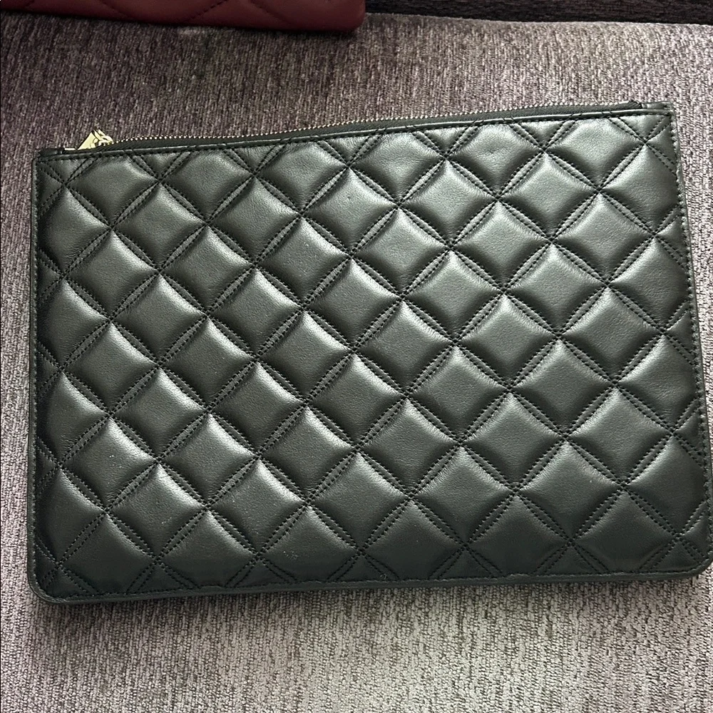 Kate Spade Black Quilted Pouch